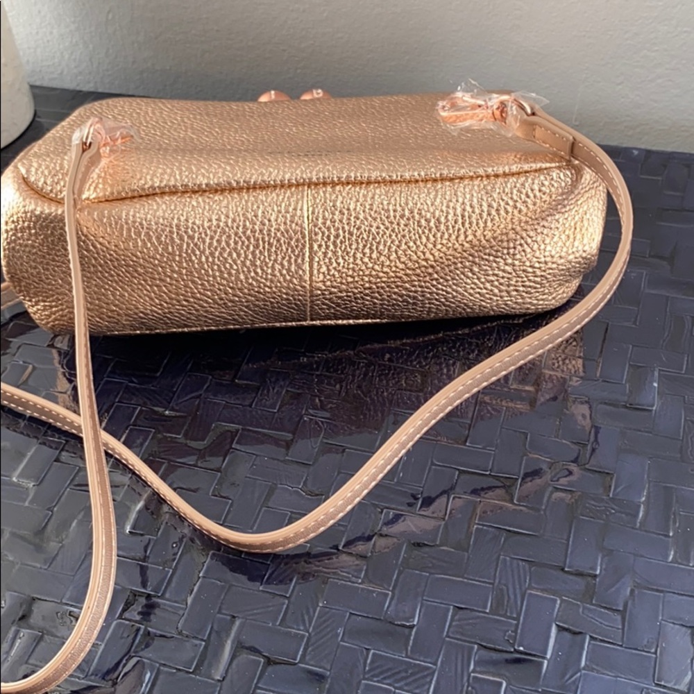 TED BAKER Chrina Leather Rose Gold Crossbody Bag - Picture 8 of 8
